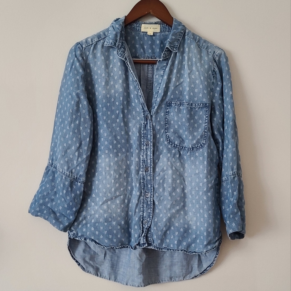 Anthropologie Cloth + stone button down shirt